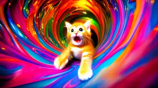 Mature Comedy | Cat and Grandma's 9 Surreal Animated Adventures! 🌊 #cat #fantasycomedy