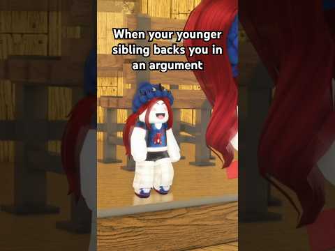Auiciq baby sister in mm2?? #mm2 #funny #roblox #subling