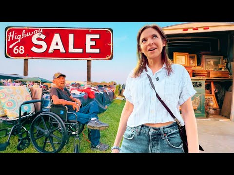 We Couldn't Resist! NON-STOP Garage Sale Adventure Begins!!!!