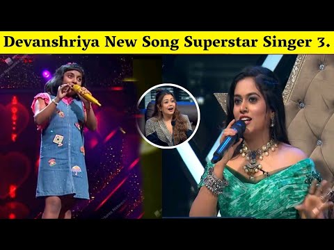 Devanshriya K Latest Performance in Superstar Singer 3/Baarish Special Episode.