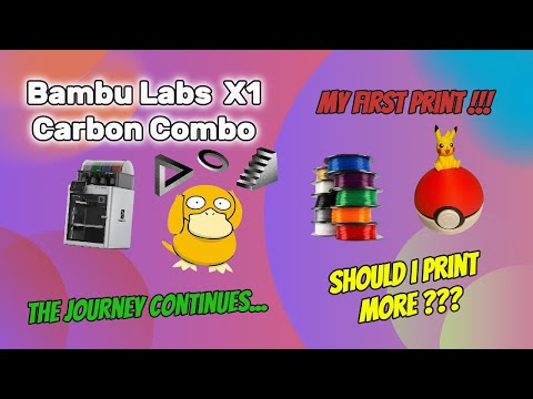 My 3D Printing Journey Continued With The X1 Bambu Labs Printer