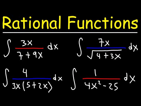 Indefinite Integral of Special Rational Functions Using the Table of Integrals Formula Sheet