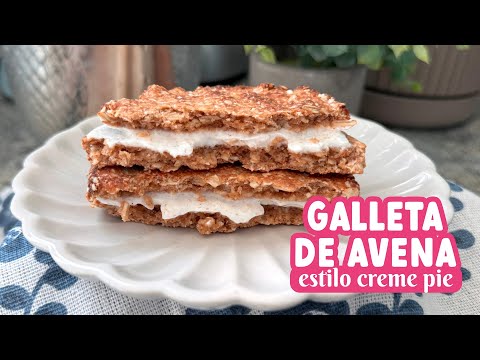 GALLETA SANA DE AVENA (oatmeal cream pies con relleno cremoso)