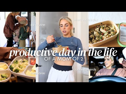 Productive Day In The Life (with time stamps) - our routine & what we eat in a day