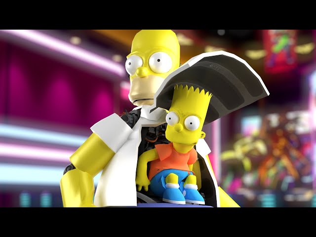 FNAF: Security Breach but its The Simpsons