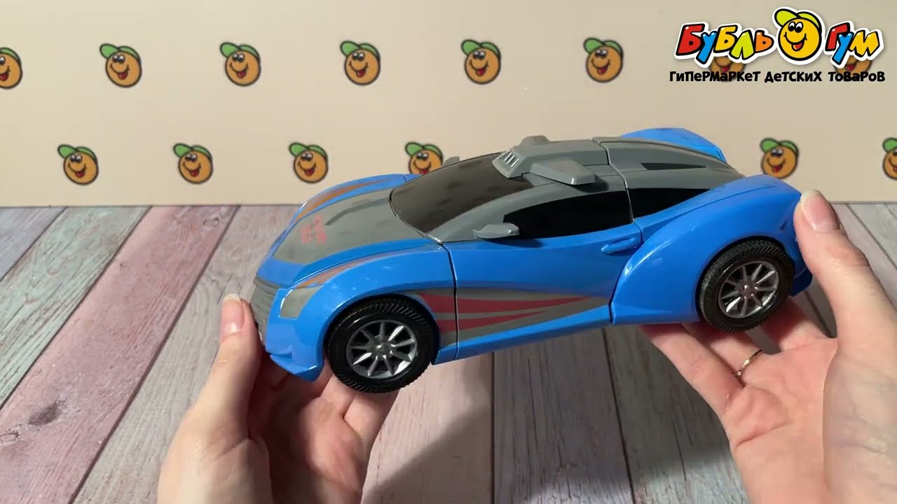 Робот-трансформер Deformation синий - видео