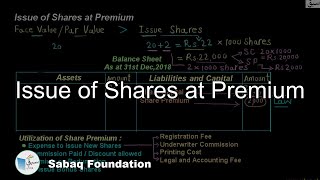 Issue of Shares at Premium