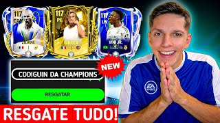 🚨RESGATE TUDO!🔥NOVOS PRIMES 117 HOJE! CODIGUIN E UCL🤩 FC MOBILE 26