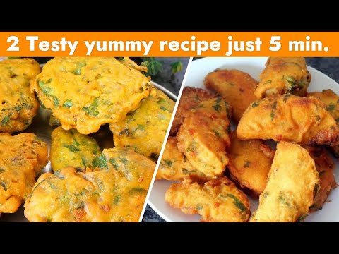 2 Easy Breakfast Recipe Under 5 Minutes|आलू और पालक से बनाये दो तरह का टेस्टी नाश्ता | #food #recipe