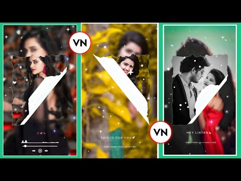 New Trending Video Editing In Vn App | Curl Photo Lyrics Video Editing In Vn App | Vn App Editing