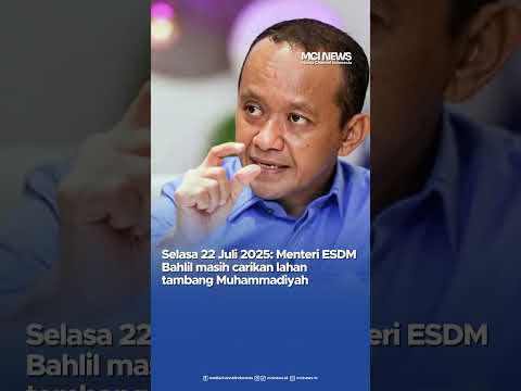 Video thumbnail Bahlil Cari Tambang Batu Bara Bagus untuk Muhammadiyah PP 252024