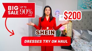 SHEIN❤️Dresses Try on Haul |Upto 90%off Big HolidaySale