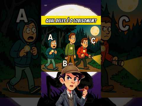 Qual deles é o lobisomem? #quiz #quiztime #adivinhe #animação #charada #enigma