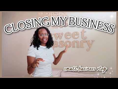 CLOSING MY SMALL BUSINESS!!!😓 | Moving Out of the Office, Building Another Shed + What's Next *VLOG*