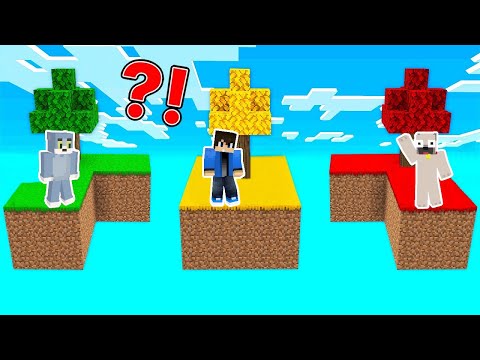 DANI vs KIIS vs HUSI SKYBLOCK SZIGET KIHÍVÁS A MINECRAFTBAN!