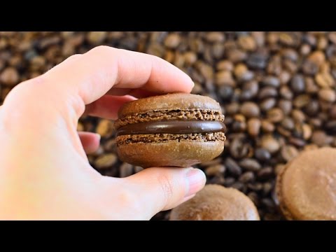 Шоколадно-кофейные макаронс Chocolate and coffee macarons