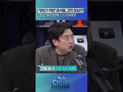 ‘무인기 작전’ 윤석열, 고작 징역 30년?! #뉴스다이브 #윤석열외환 #평양무인기 #내란특검
