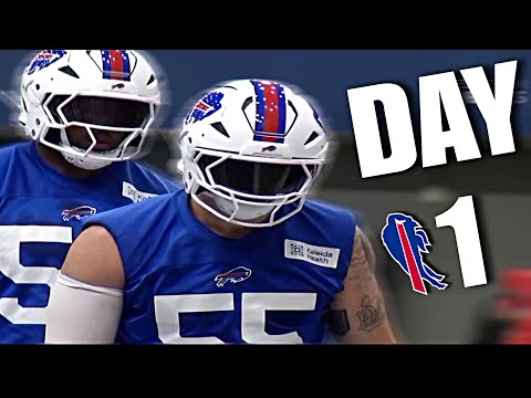Buffalo Bills SICK Mandatory Minicamp DAY 1 HIGHLIGHTS: Hoecht IS BACK! + Josh Allen , James Cook