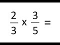 Multiplicação de Frações e Conceitos