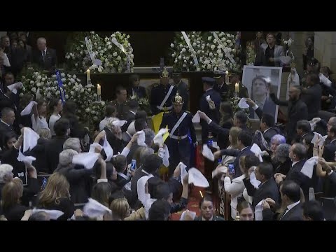 Miguel Uribe's coffin leaves Colombian Congress for cathedral | AFP