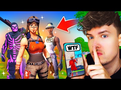 ich bewerbe mich HEIMLICH in einem TIKTOK CLAN auf NEUEM ACCOUNT (Eskaliert) in Fortnite 4 Deutsch