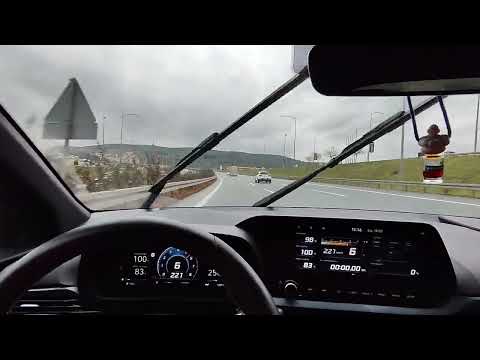 Hyundai i20N / Top Speed / Michelin Cup2 / Rainy Autobahn