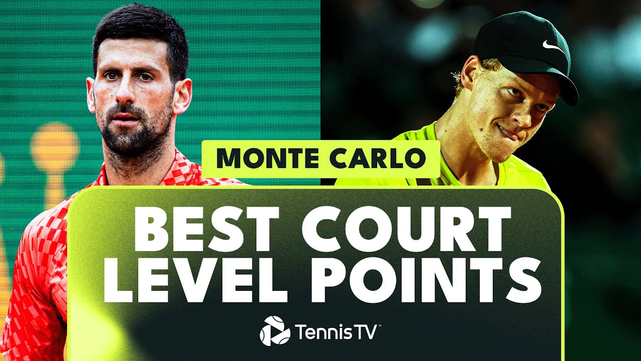 Best Court Level Shots & Rallies | Monte Carlo 2023