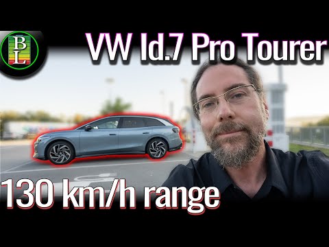 VW Id.7 Pro Tourer - 130 km/h range test 100-6%