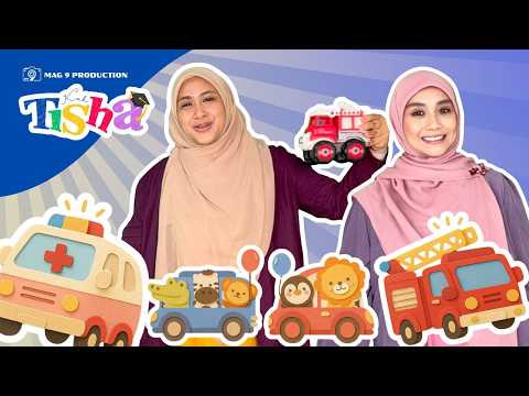 EP16: Perkataan Pertama Saya | Kak Tisha & Cikgu Lala | Warna | Lampu Isyarat | Objek Di Jalan Raya
