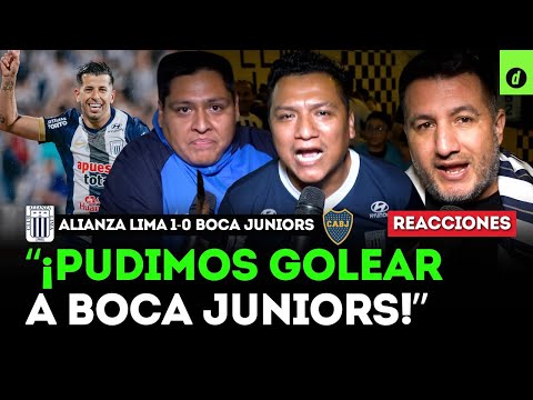 NOCHE HISTÓRICA: REACCIONES de HINCHAS de ALIANZA LIMA tras ALIANZA LIMA 1-0 BOCA JUNIORS | Depor