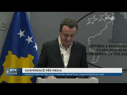 Kryeministri i Republikës së Kosovës, Albin Kurti dhe ministri i Financave, Punës dhe Transfereve