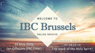 The work of the Holy Spirit! - John 14:15-18 till 16:12-15 - Sunday Service 24 MAY 2026