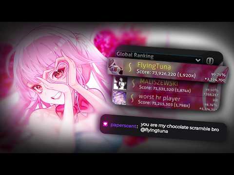I Set the CLEANEST Score of the Year in osu!..