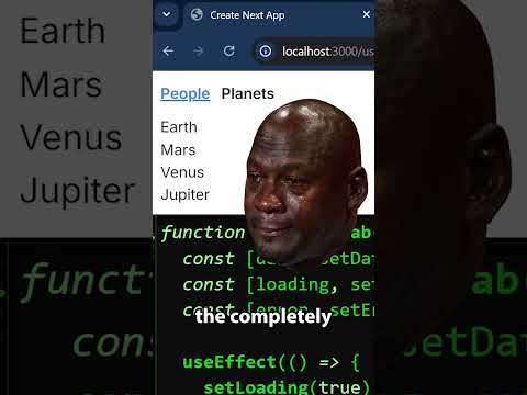 Never fetch in useEffect! #reactjs #reactjsinterviewquestions #reactdeveloper #webdevelopment