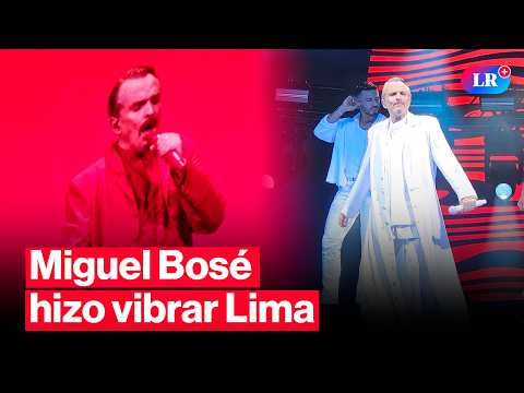 🔴Miguel Bosé regresó a Lima tras 14 años: así fue su concierto en el Arena 1 | #EnVivoLR