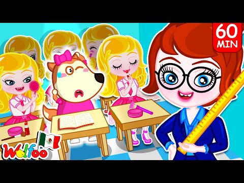 Lucy va a la escuela de Barbie + Mas Dibujos Animados para Niños 🌈Wolfoo en Español