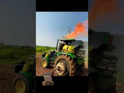 John Deere 🚜 power #automobile #farming #tractorzone #farmer #tractorzone0008 #stunt #jcb