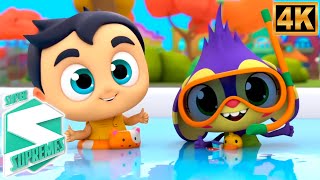 Super Supremes ⭐️ En İyi Yüzme Şarkısı | Çocuklar İçin Eğlenceli Şarkılar 🏊♂️🎶