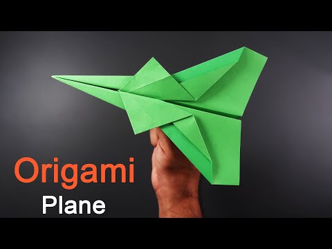 Learn how to fold a paper airplane that flies far!