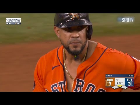 [MLB ALCS 4차전] 휴스턴 vs 텍사스 MVP 호세 아브레유 (10.20)