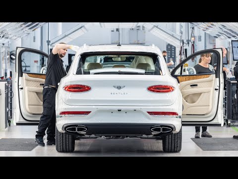 Bentley Luxury Cars Production in Crewe Factory 🇬🇧 | Continental, Mulsanne, Bentayga