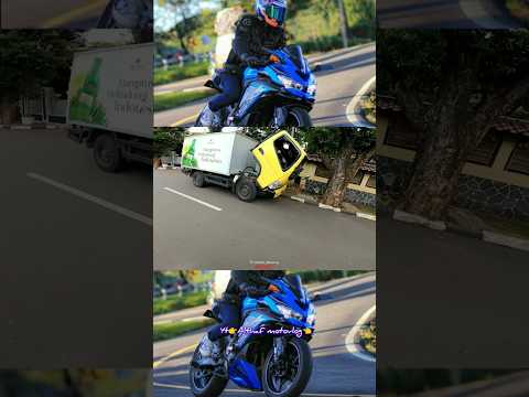 BANG ALTHAF KERJAIN NANDA JUNGKIRIN KEPALA MOBIL AUTO PANIK#short #shortvideo #motovlog