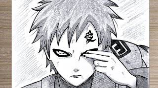 How to Draw Gaara from Naruto (Step-by-Step for Beginners!)