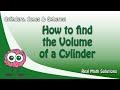 Calculating the Volume of a Cylinder