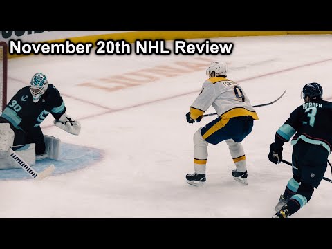 Reviewing November 20th NHL Games