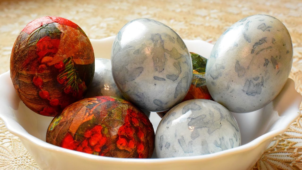Как покрасить ПАСХАЛЬНЫЕ ЯЙЦА красиво и без химии! ПАСХА 2020 / How to dye EASTER EGGS!