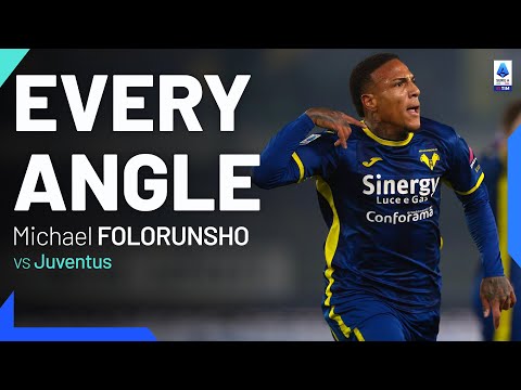 Folorunsho scores one for the ages against Juve | Every Angle | Verona-Juventus | Serie A 2023/24