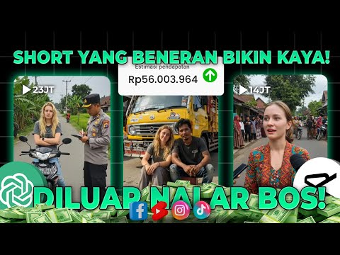MAU CUAN GEDE? BIKIN KONTEN SHORT INI RAME BGT! CARA DAPAT UANG DARI INTERNET 2025 TERBARU