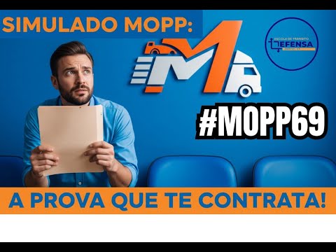 #MOPP 69 - SIMULADO MOPP: A Prova do DETRAN que Ninguém te Ensina!