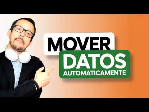 Cómo mover datos dinámicamente entre hojas o entre archivos de Excel